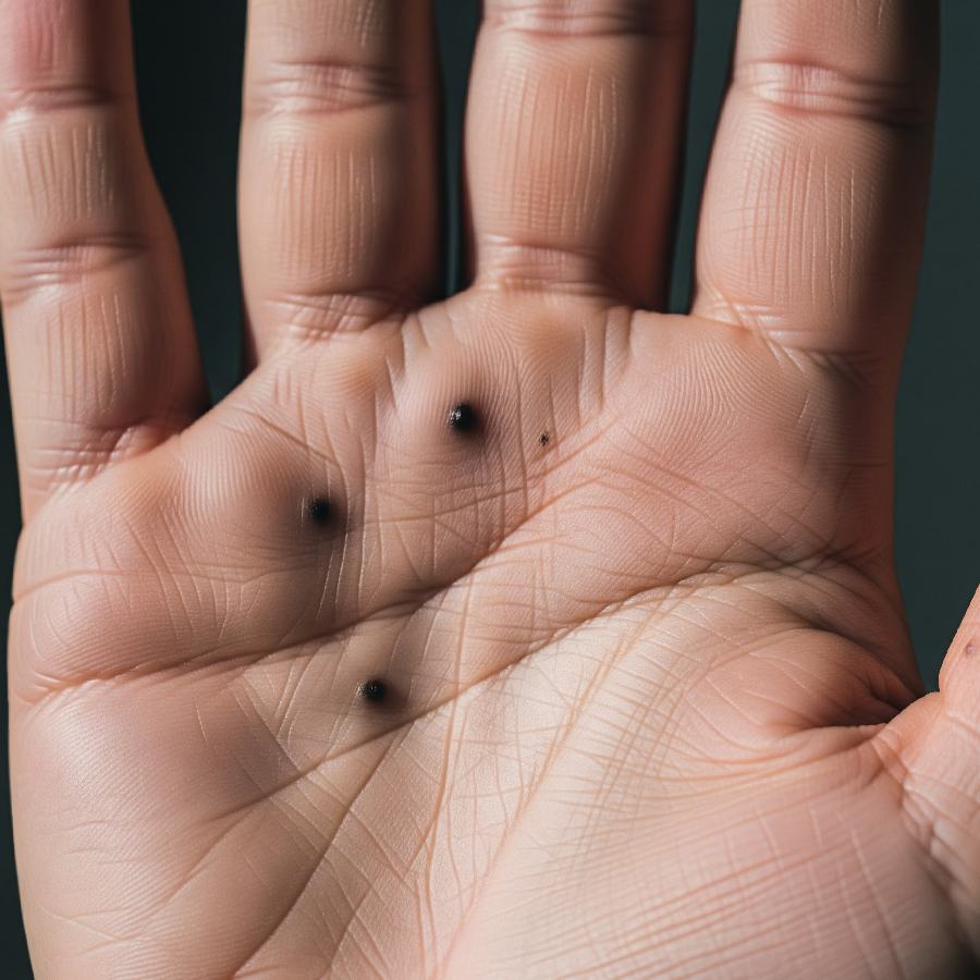 What do moles on different parts of our hand mean as per astrology