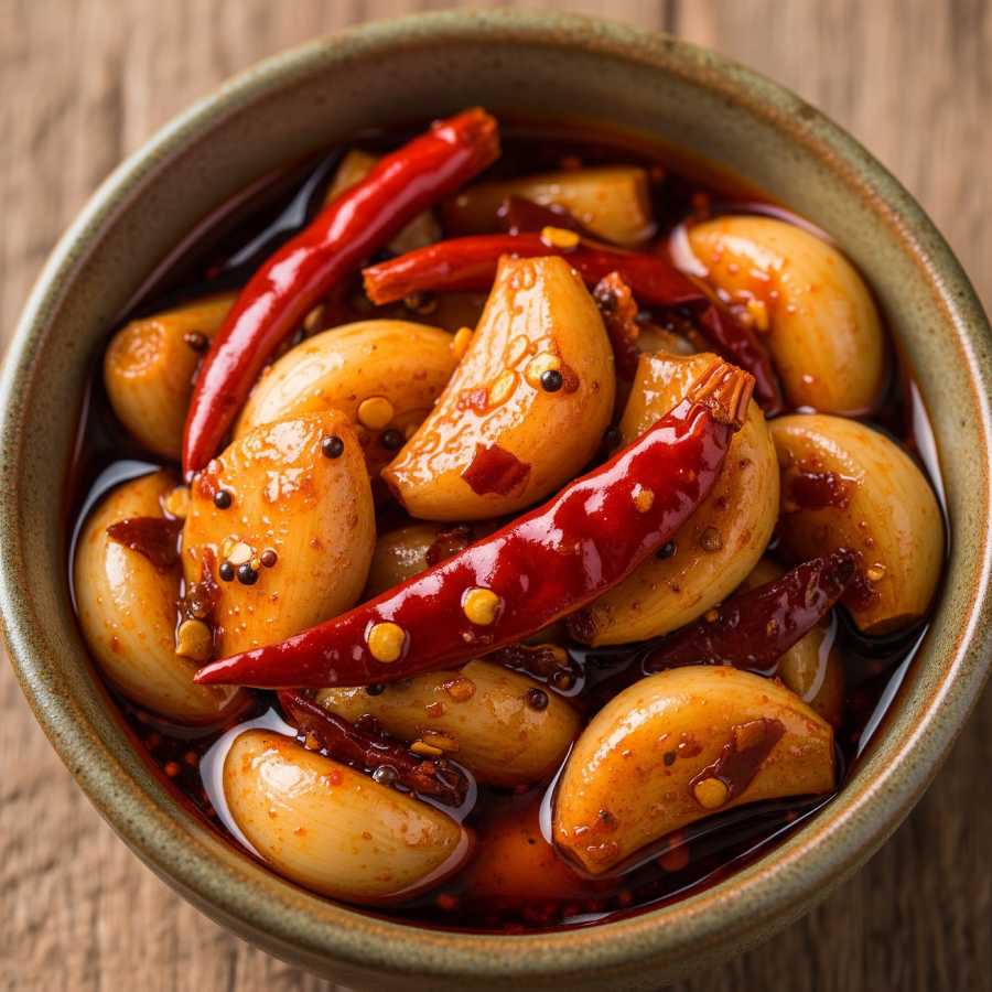 রোজের ডায়েটে রসুনের আচার রাখলে রক্তাল্পতার সমস্যা কমে।