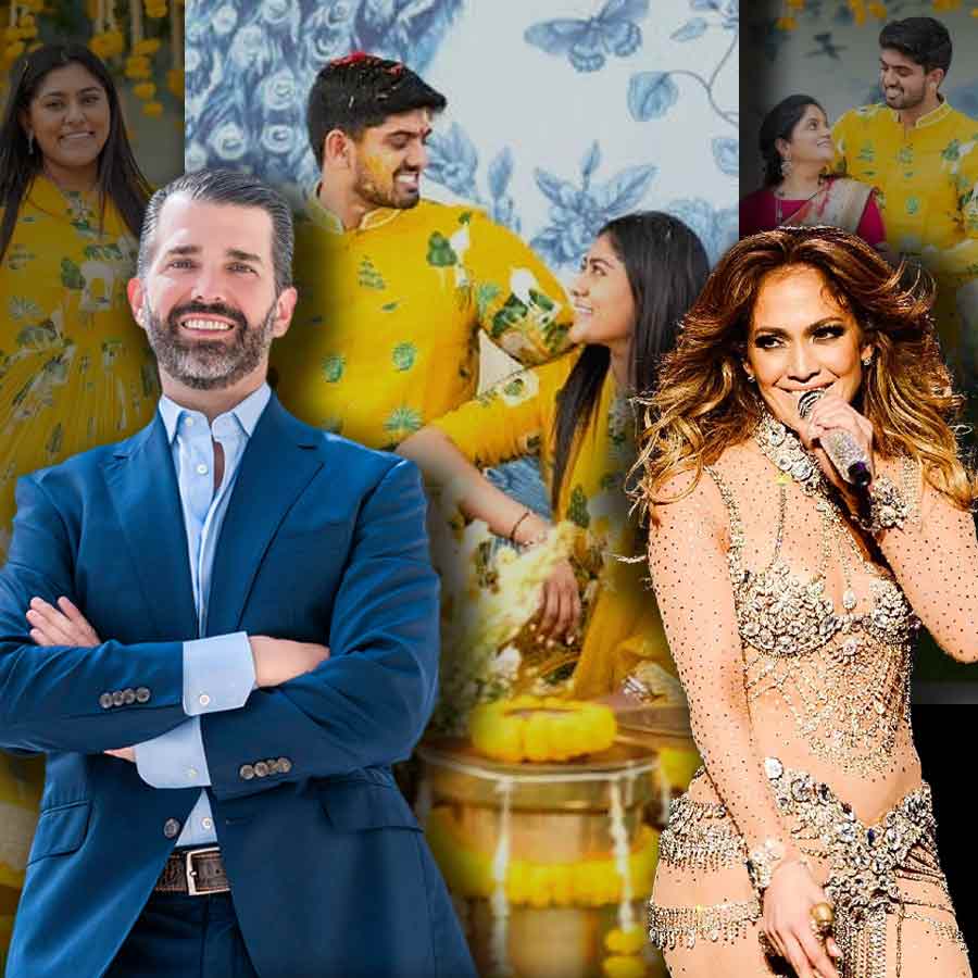 Pictures of American billionaire’s daughter Netra Mantena and tech entrepreneur Vamsi Gadiraju Wedding ceremony in Udaipur