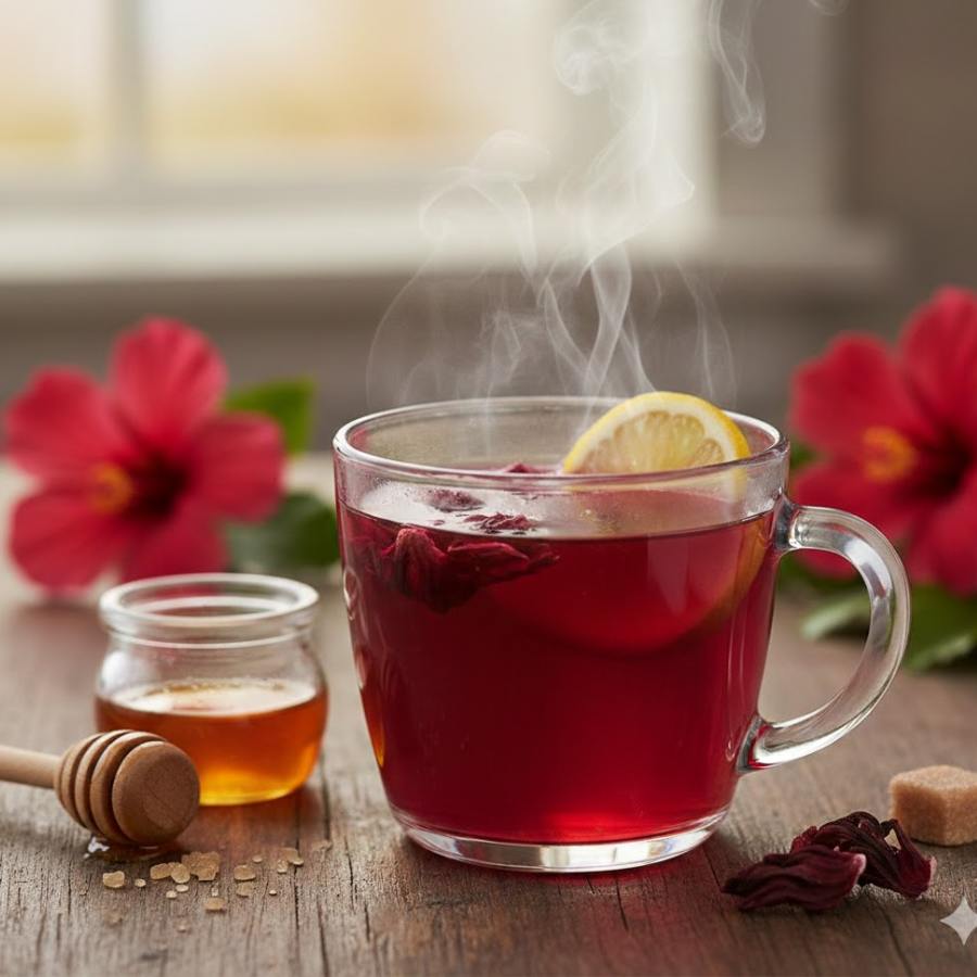 how to make hibiscus Tea  and what benefits does it have in winter dgtl