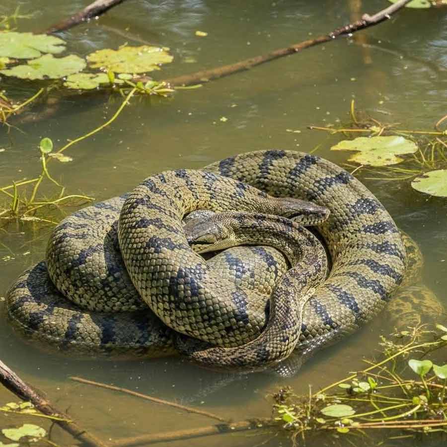 Sexual Cannibalism of Green Anaconda