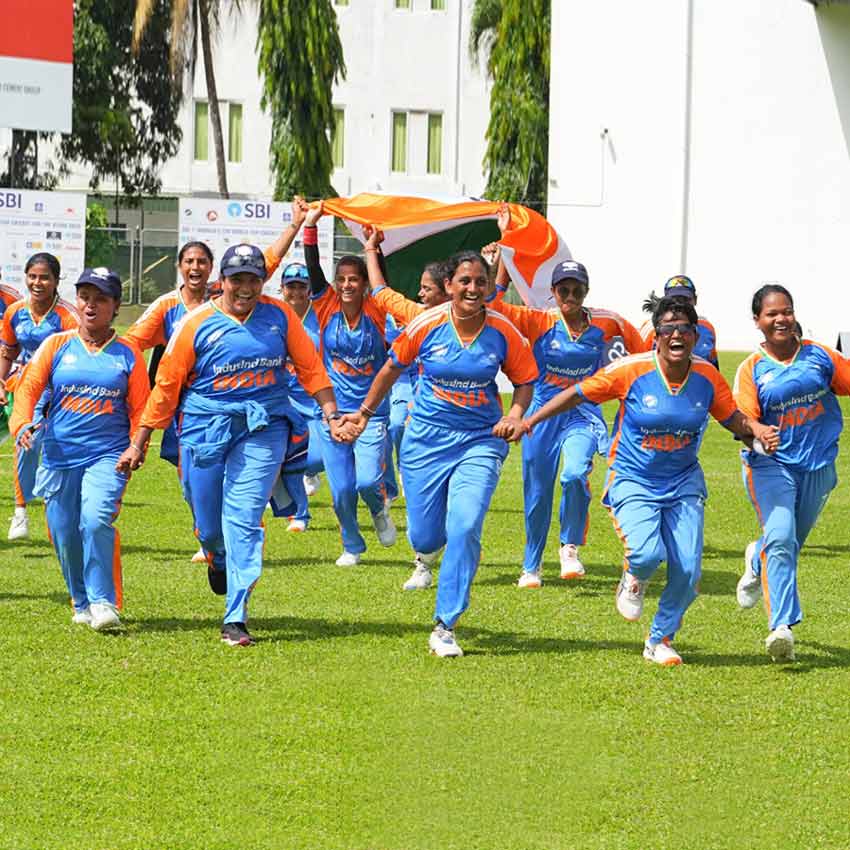 An opinion piece about the t20 World Cup win of the blind Indian women team