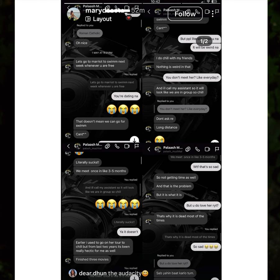 Mystery woman Mary D’Costa linked to Palash Muchhal’s alleged cheat-chat controversy