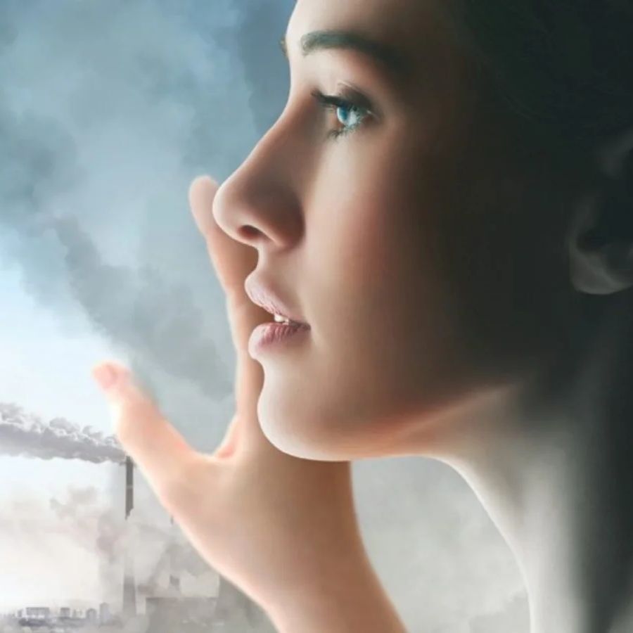 can air pollution damage your Skin dgtl