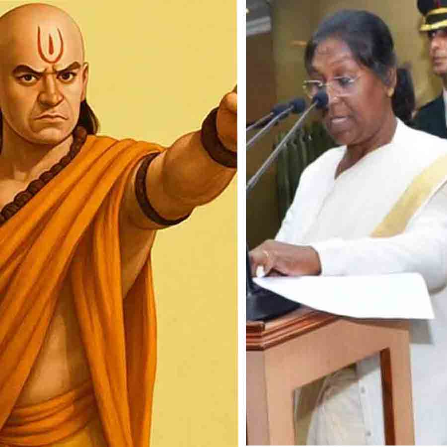 President was reminded of Chanakya's message on the tax issue