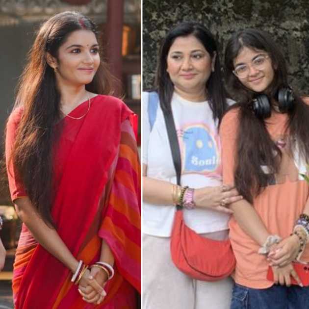 Actress Saina Chatterjee and her mother opens up shooting of romantic scene in serial dgtl