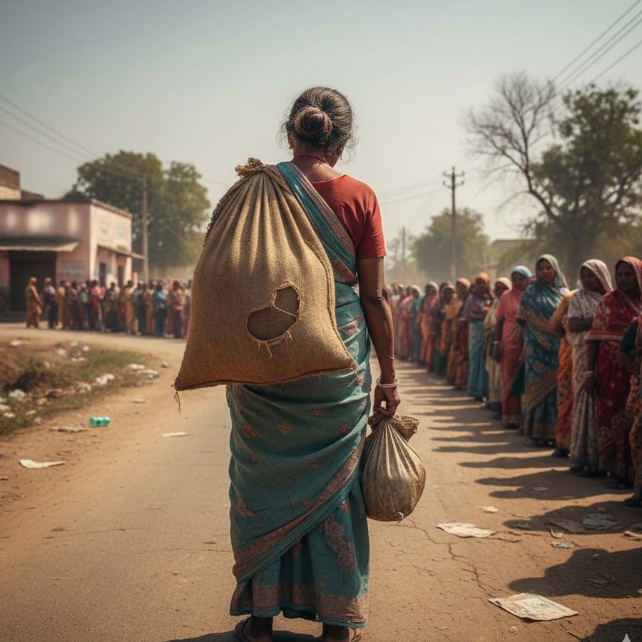 Woman dies in Madhya Pradesh after standing in queue for two days to collect fertilizer dgtl