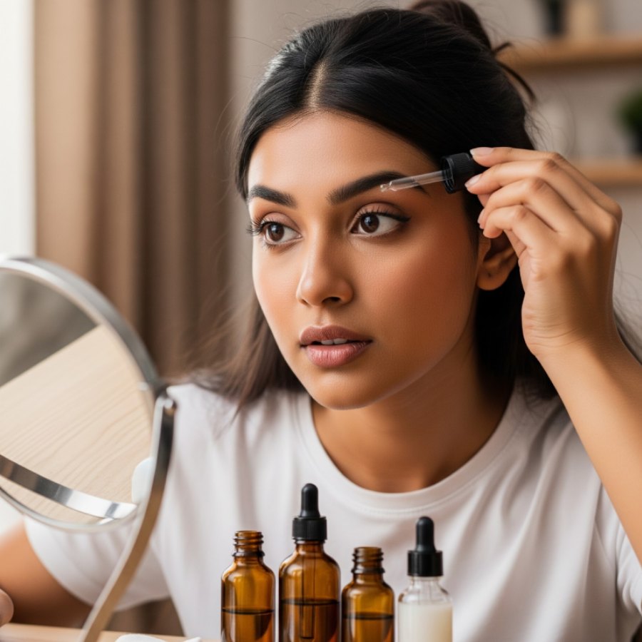 How to use 3 oils for thicker eyebrows dgtl