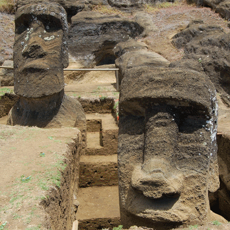 Archaeologists say makers of the Moai statues were from individual clans dgtl