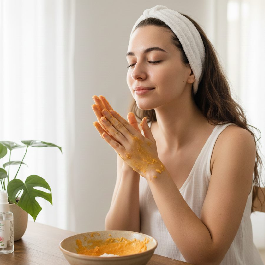 How to make skin Friendly body scrub at home dgtl