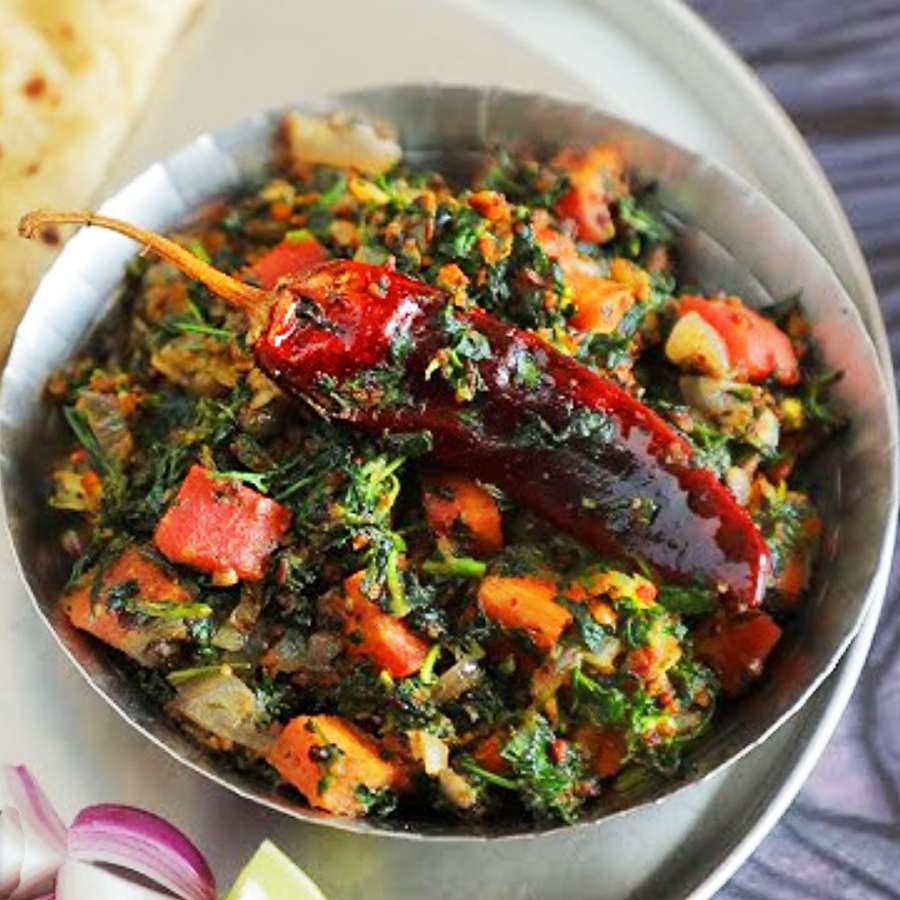 During winter what else can you cook with Methi leaves rather than paratha dgtl