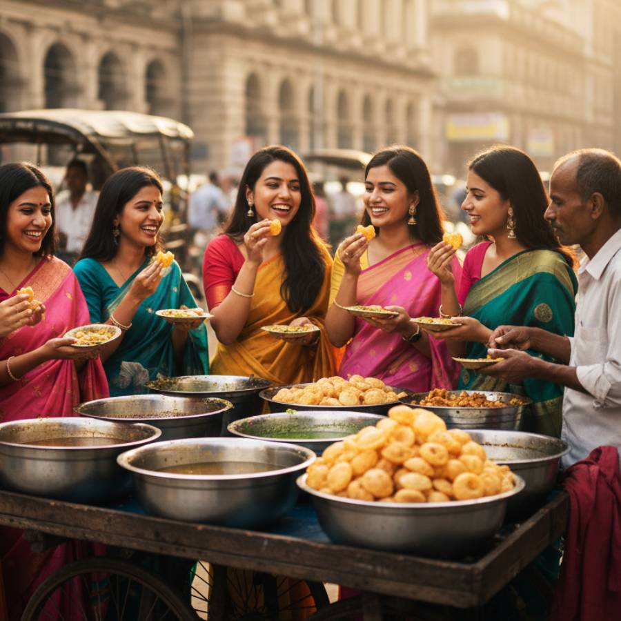 how to remove stains of Golgappa or Fuchka water stain without washing your expensive saree dgtl