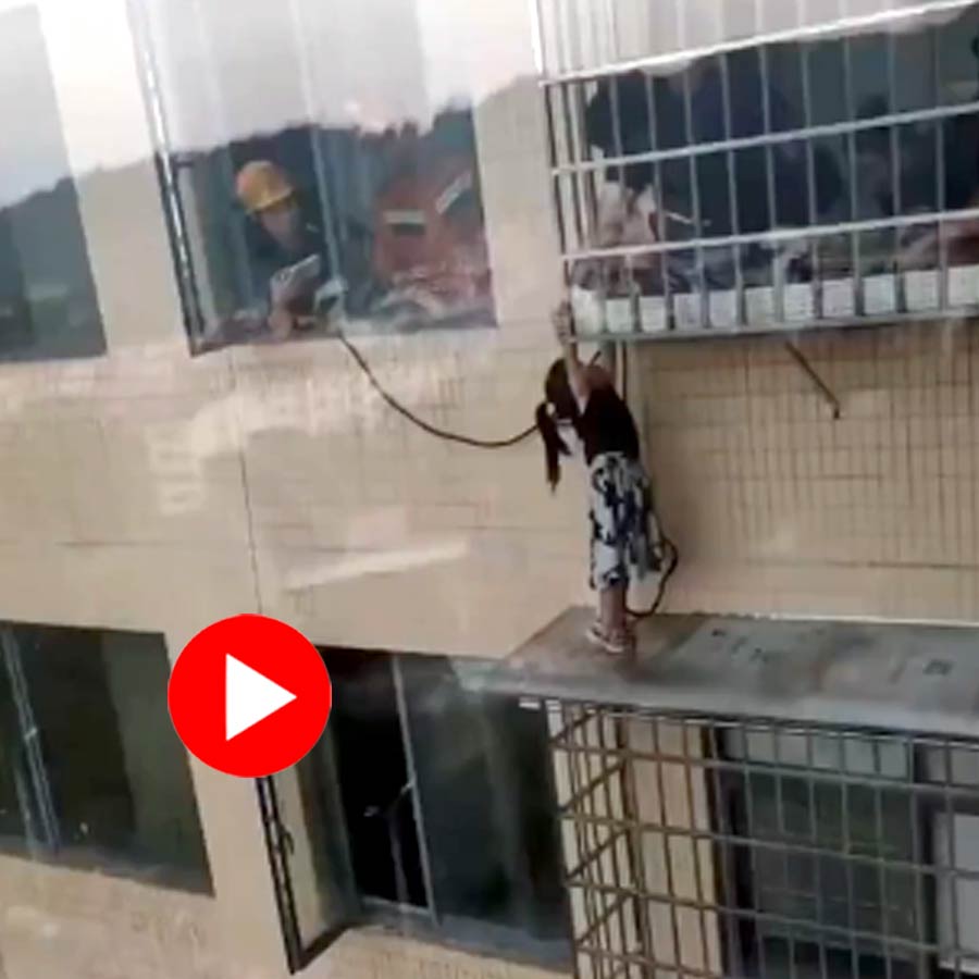 Video of 4-year-old girl in China who survived fall from the 20th floor after landing on canopy has gone viral dgtl