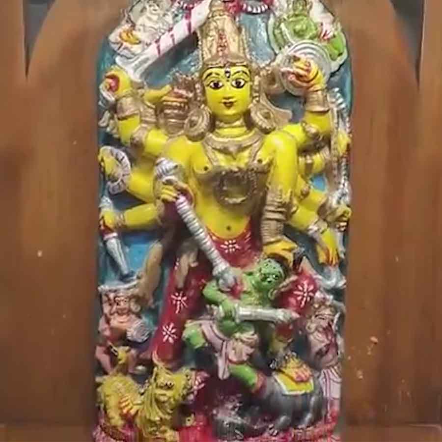 Durga Puja 2025 Baghbazar Haldar Bari doesn’t have immersion of the Durga Idol on Dashami dgtl
