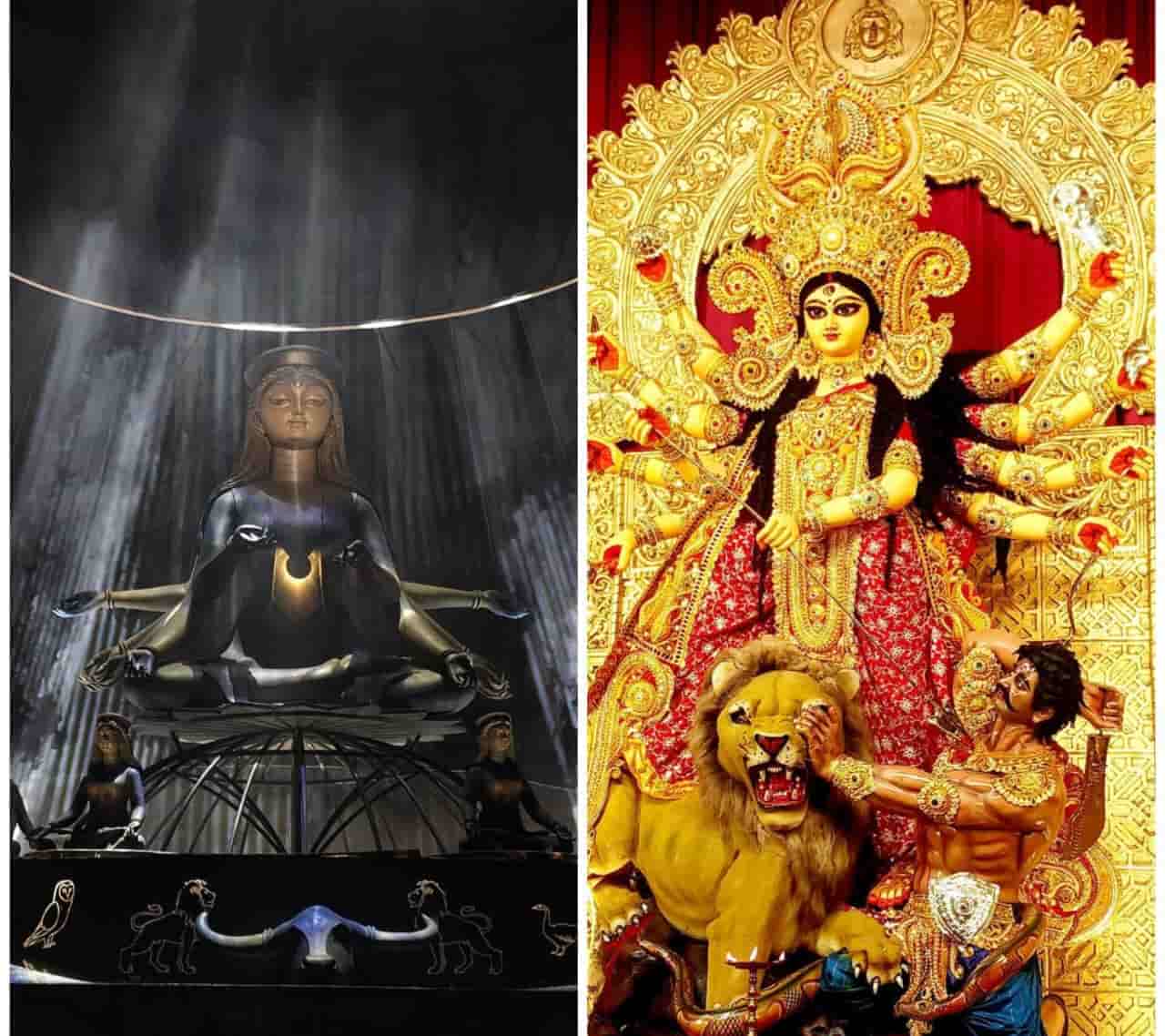  দমদম পার্ক ভারতচক্র, এফডি ব্লক সর্বজনীনের ঠাকুরও এখন-ও রয়েছে মণ্ডপে। 