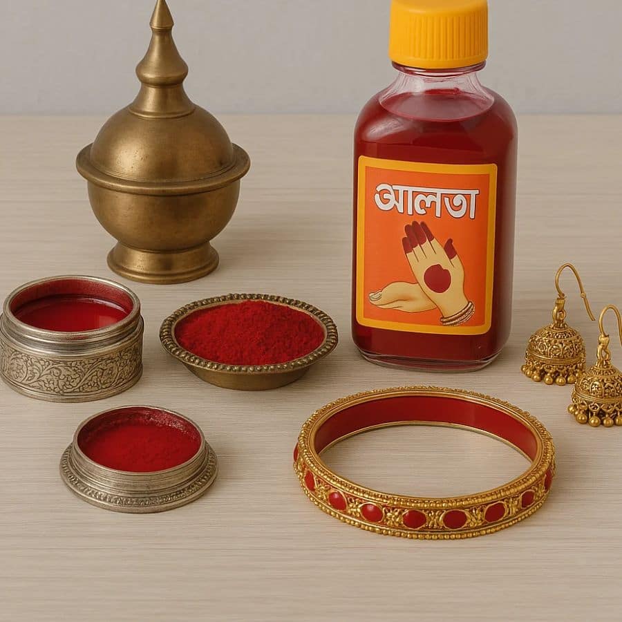 ভাল ভেষজ সিঁদুর ব্যবহার করুন সিঁদুর খেলার সময়। যে কোনও সিঁদুর ব্যবহার করবেন না। খোলা সিঁদুর তো একদমই ব্যবহার করবেন না। 