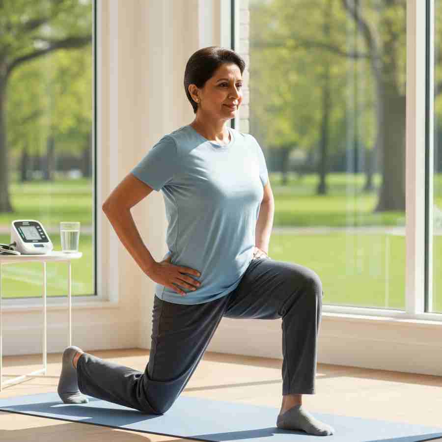 These are some exercises other than walking to help reduce High Blood Pressure