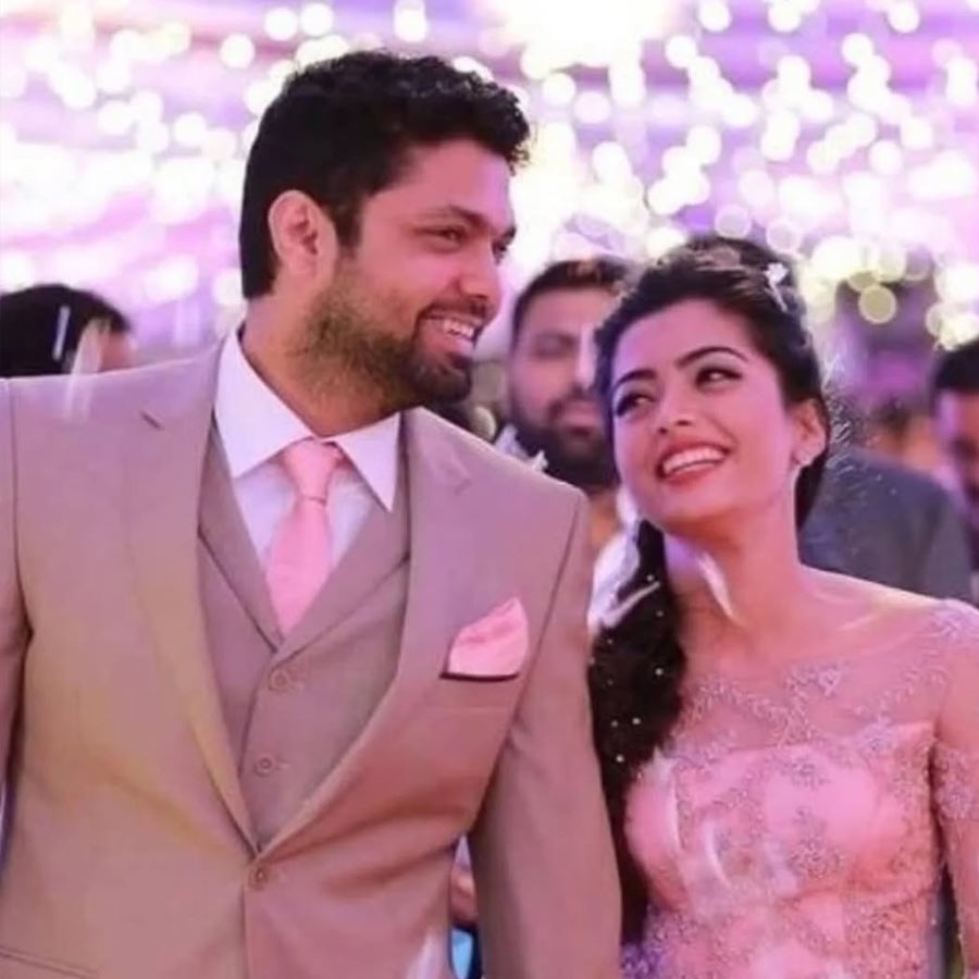 Rashmika Mandanna and Rakshit Shetty engagement