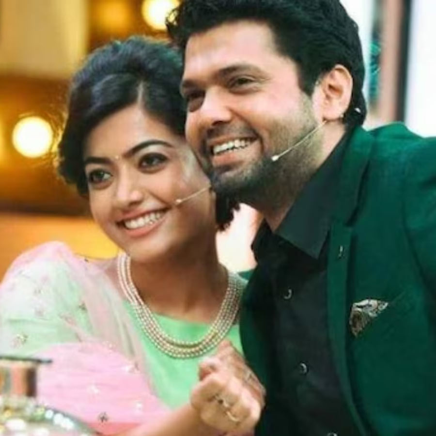 Rashmika Mandanna and Rakshit Shetty engagement