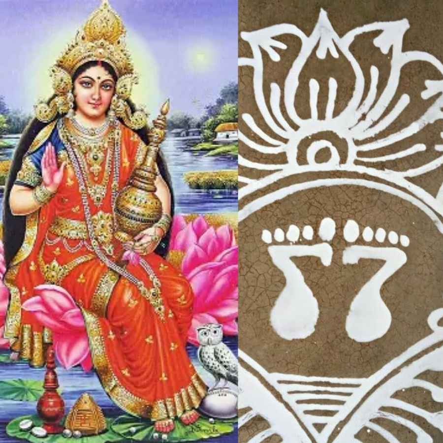 Different Types of Alpanas Related With Laxmi Puja Dgtl