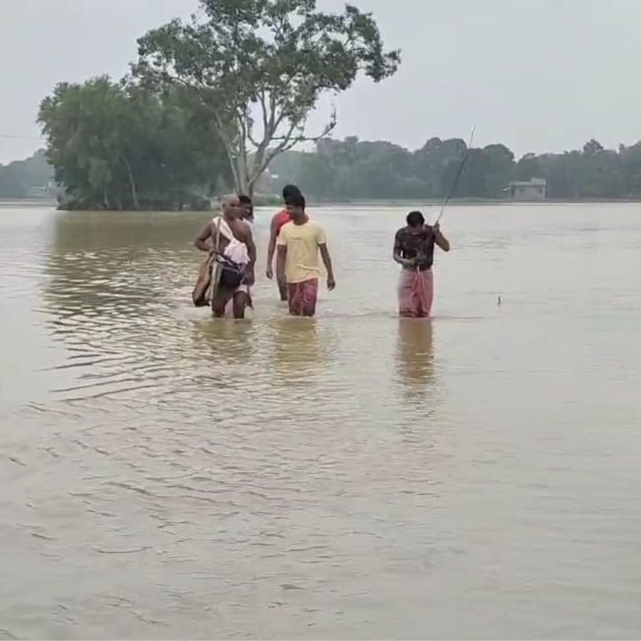 Flood like situation in Ghatal