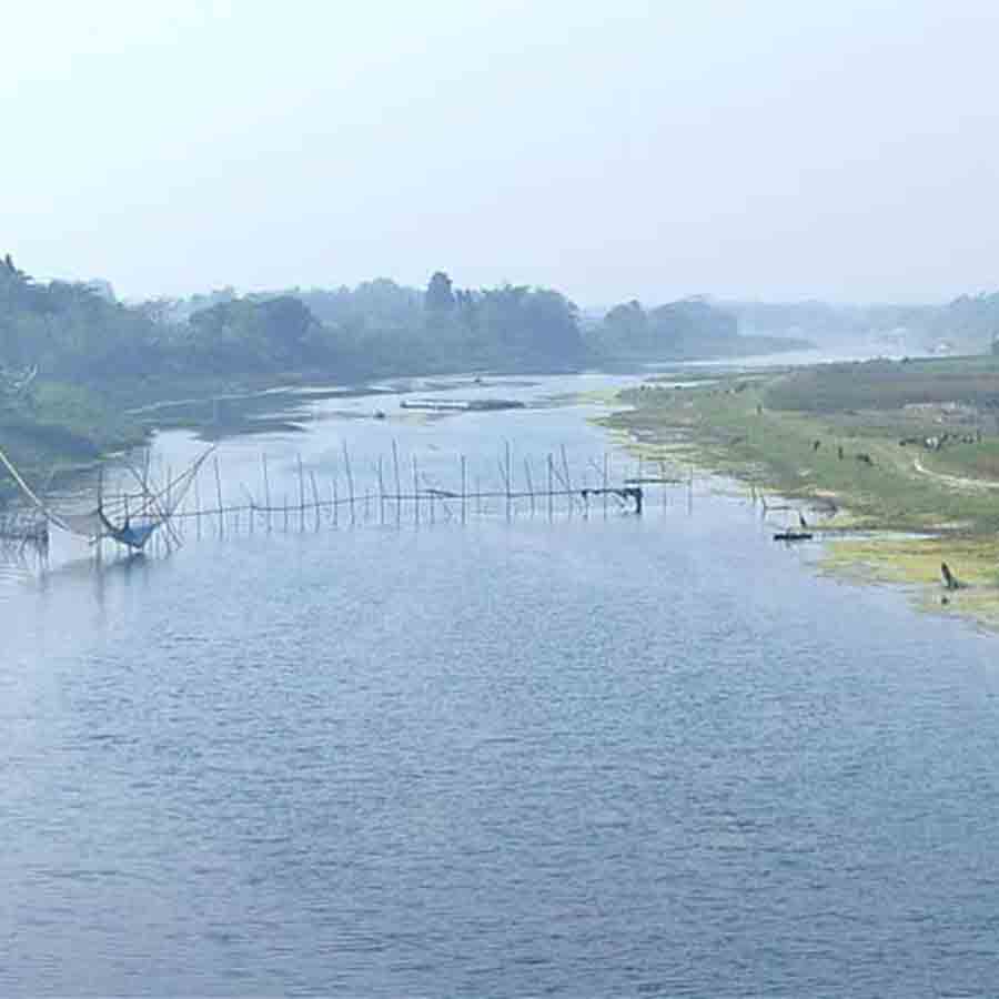 Durga Puja Committees request to administration to  save Jalangi River