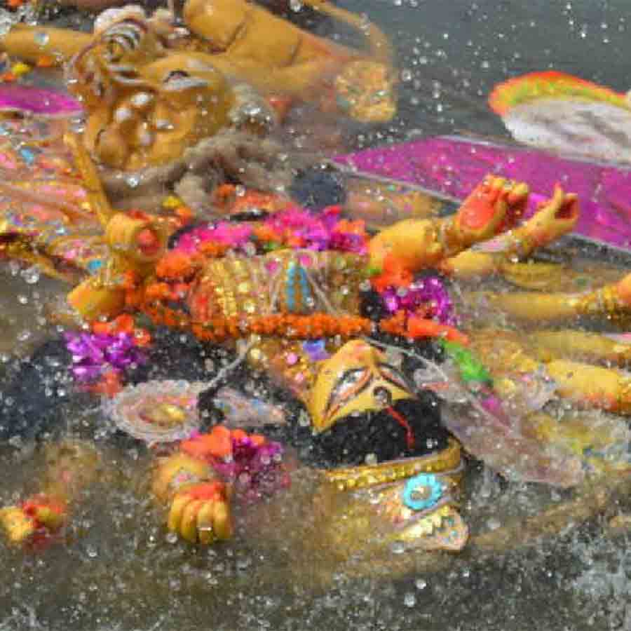 Basirhat Administration suspect pollution in ponds, lakes and other water bodies after Durga idol Immersion ceremony