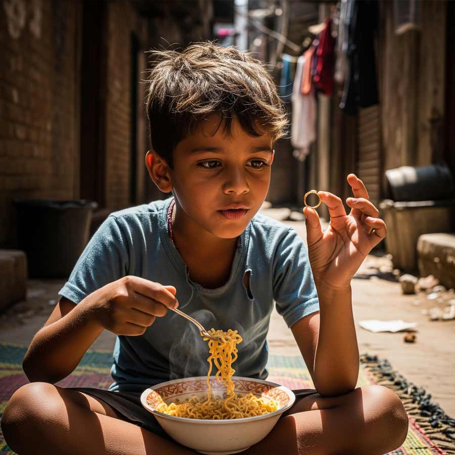 13 year old boy went to jewellery shop to sell his sister’s engagement ring to eat maggi in Kanpur dgtl