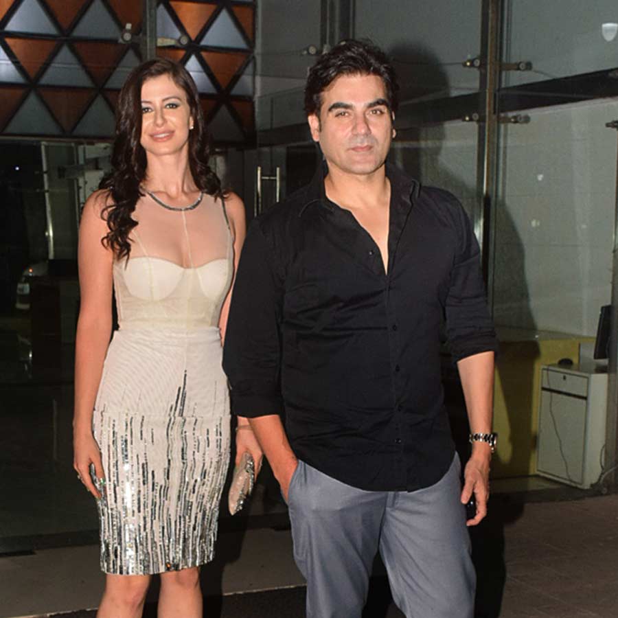 Arbaaz Khan and Giorgia Andriani