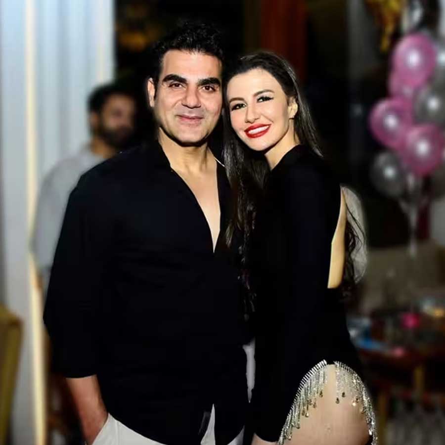 Arbaaz Khan and Giorgia Andriani