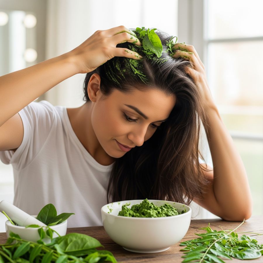 চুলের মাস্ক বানানোর পদ্ধতি।