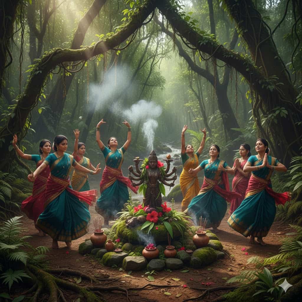 শুধু তাই নয়, তাঁকে পরানো হতো ভাল কাপড়। গায়ে থাকত নানা অলঙ্কারও। সুসজ্জিত করে এই কুমারীকে নিয়ে যাওয়া হতো পূজারীর সামনে। 