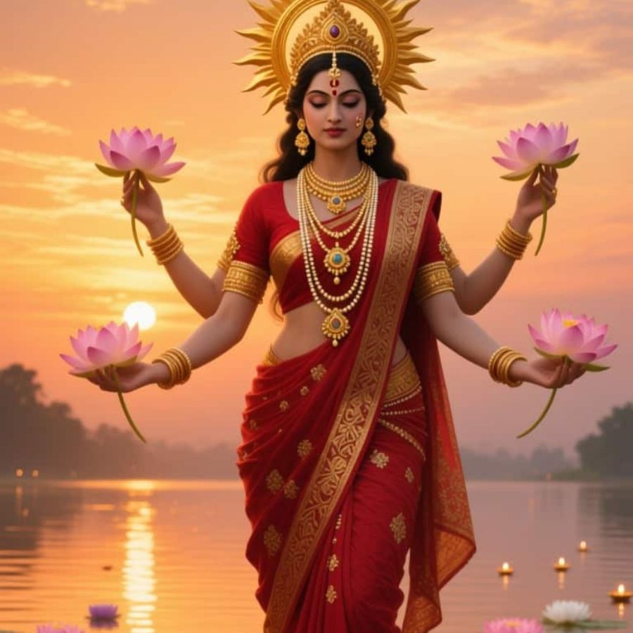 তবে বাংলার লক্ষ্মী বলুন বা মেক্সিকান লক্ষ্মী, দুজনের পছন্দের রং কিন্তু লাল। 