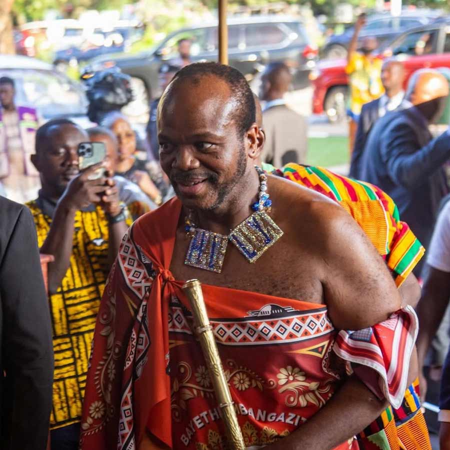 ভিডিয়োয় দেখা গিয়েছে, ঐতিহ্যবাহী পোশাক পরে ব্যক্তিগত জেট থেকে নামছেন এক জন পুরুষ। পোশাকটি দিয়ে শুধুমাত্র রাজার শরীরের নিম্নাংশ ঢাকা। উর্ধ্বাঙ্গ প্রায় নিরাবরণ। তাঁর পিছনে সুসজ্জিত ও আধুনিক পোশাক পরা কয়েক জন রমণী। ভিডিয়োটি প্রথমে সকলের নজর কেড়েছিল বেশ কয়েকটি কারণে। নেটাগরিকদের মনে প্রশ্ন জেগেছিল কেন হঠাৎ করে অর্ধেক পোশাক পরা ব্যক্তিটিকে তাঁর আশপাশের লোকেরা মাথা ঝুঁকিয়ে কুর্নিশ জানিয়ে অভিবাদন করছেন ও সেলাম ঠুকছেন। স্বাভাবিক ভাবেই সকলের কৌতূহলী প্রশ্ন ছিল, কে এই ব্যক্তি? অর্ধেক পোশাক পরে কেন তিনি এত বিলাসবহুল ভ্রমণ করছেন? তাঁর সঙ্গে থাকা মহিলারাই বা কারা?