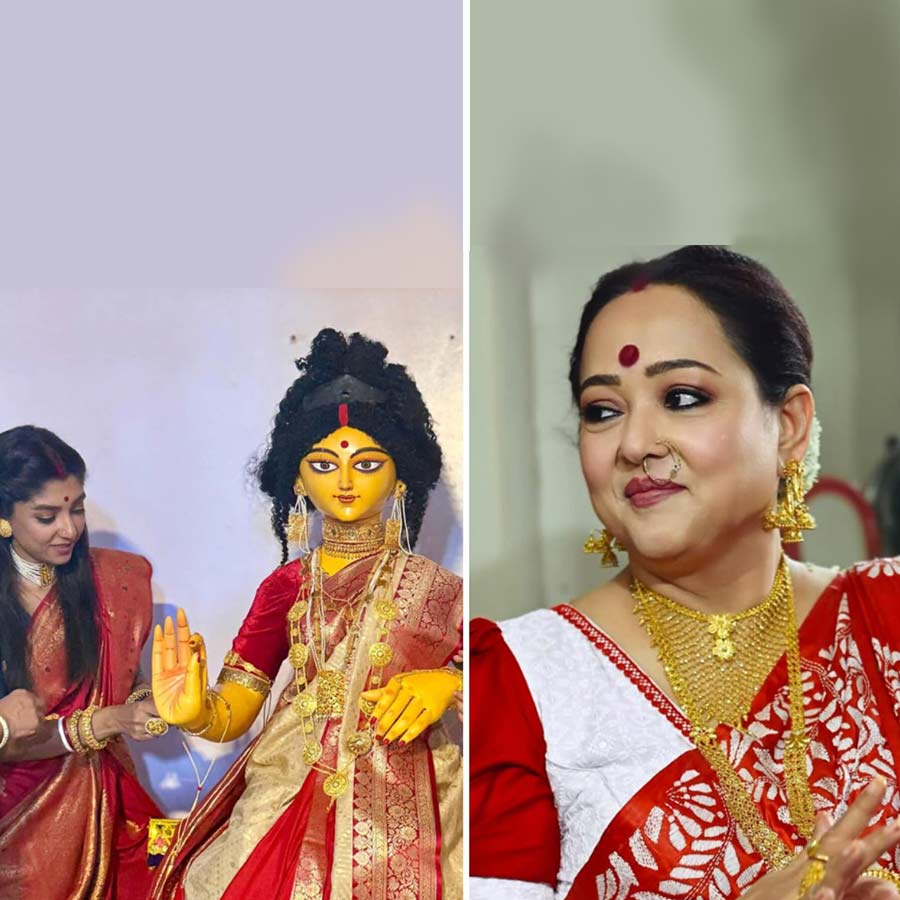 From Aparajita adhya to Devlina Kumar Ena saha Check Bengali Actresses Laxmi Puja look dgtl