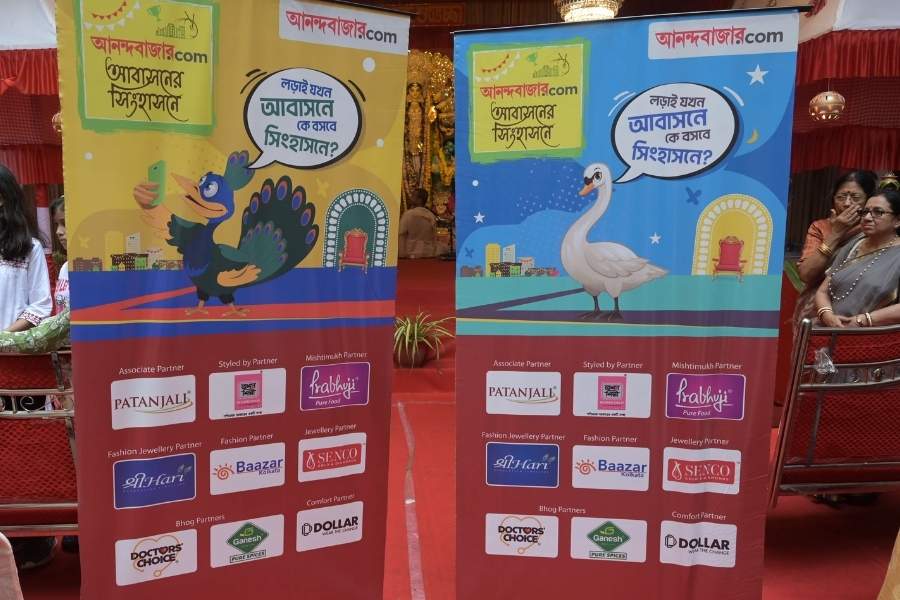 এই বছর আমাদের সহযোগিদের ভূমিকায় রয়েছে স্টাইলড বাই পার্টনার ‘রেশম শিল্পী, মিষ্টিমুখ পার্টনার ‘প্রভুজ়ি’, ফ্যাশন জুয়েলারি পার্টনার ‘শ্রী হরি’, ফ্যাশন পার্টনার বাজার কলকাতা, ভোগ পার্টনারস ‘ডক্টরস্‌ চয়েস’ ও 'গনেশ পিওর স্পাইসেস', জুয়েলারি পার্টনার 'সেনকো', অ্যাসোসিয়েট পার্টনার ‘পতঞ্জলি’ এবং কমফোর্ট পার্টনার ‘ডলার’। সেরা ১০টি আবাসনের পুজোগুলি হল —