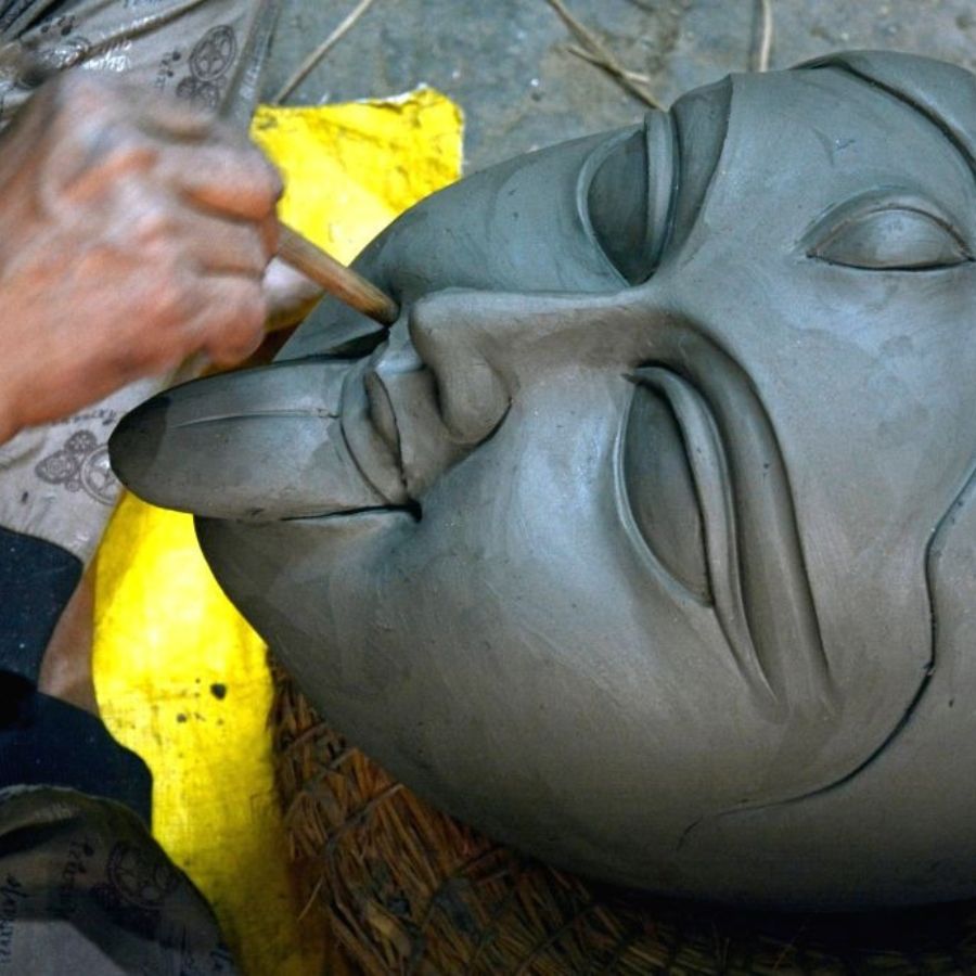 Tradition of panagarh Shilampur boro kali puja of west burdwan dgtl.