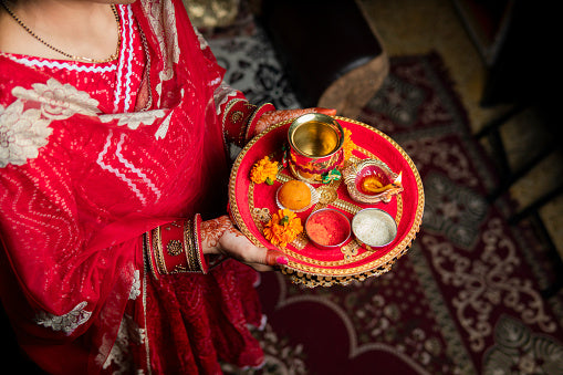 'করবা' কথার অর্থ মাটির ছোট পাত্র (যেটি পুজো ব্যবহার করা হয়)। 'চৌথ' কথার অর্থ চার বা চতুর্থী তিথি। কার্তিক মাসের কৃষ্ণপক্ষের চতুর্থ দিনে এই অনুষ্ঠান হয়, তাই নাম 'করবা চৌথ'। (এই প্রতিবেদনটি ‘আনন্দ উৎসব’ ফিচারের একটি অংশ।)