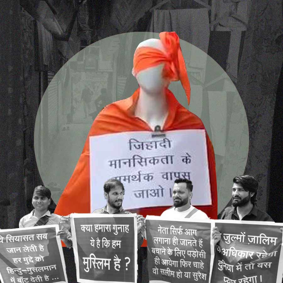 Muslim shop-owners on the verge of losing business in Indore Sitla Mata Bazar dgtl