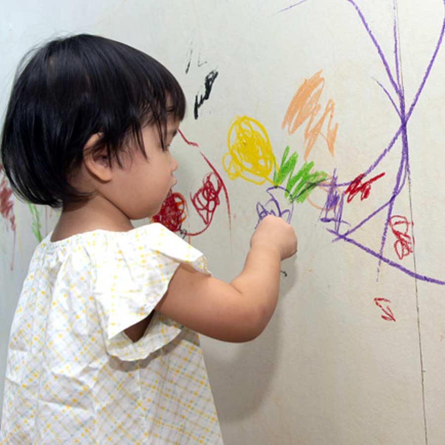 Effortless tips to clean crayon and paint marks from walls before Diwali