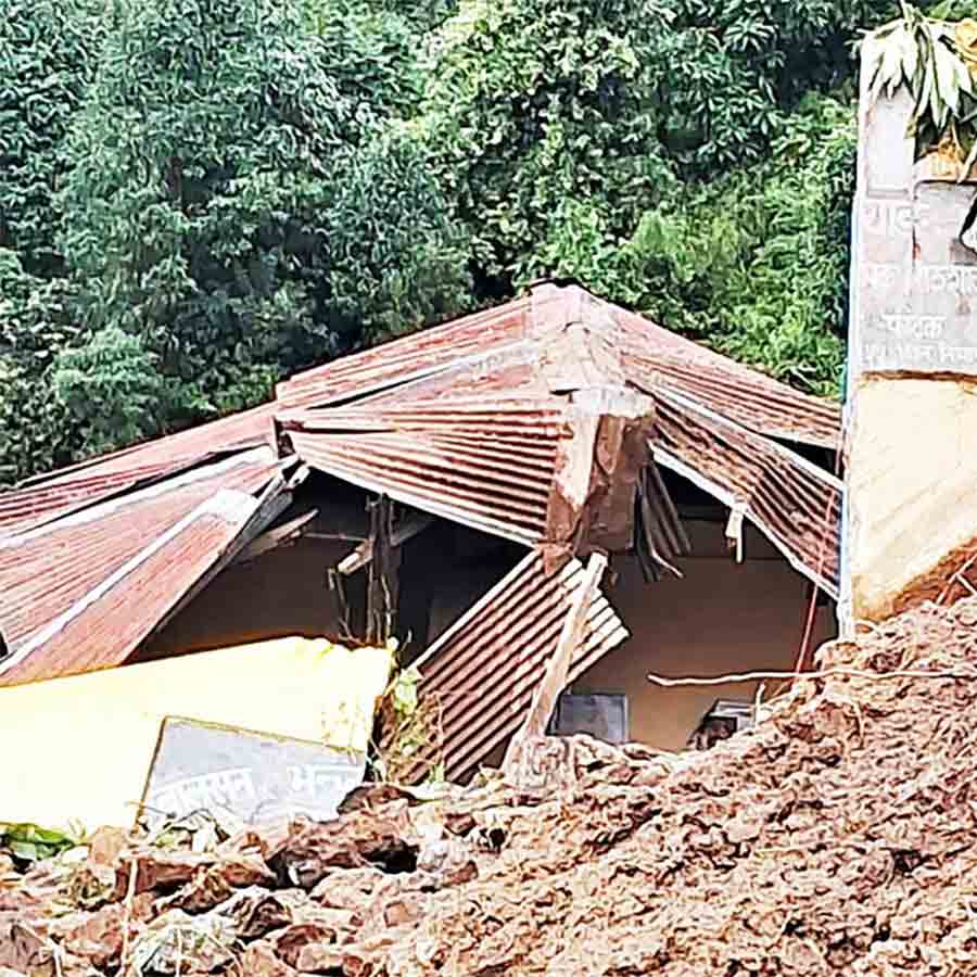 School students of north bengal are in distress as their schools have been washed away by flood