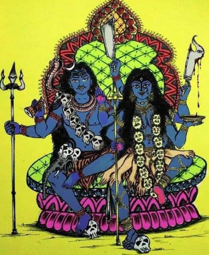 মহাকাল ও মহাকালী ছাড়া কেউ বা কিছুরই অস্তিত্ব থাকে না। নতুন মনুর নতুন সূর্য, নতুন চন্দ্র, সবই নতুন। প্রবল ঝঞ্ঝাবিক্ষুব্ধ মহাপ্রলয়ে সব কিছুর নাশ হয়। সমস্ত ধরা হয় জলমগ্ন।