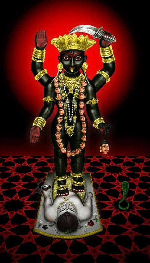 পরে স্বপ্নে দেবী অন্নদা ঠাকুরকে 'আদ্যশক্তি' এবং 'আদ্যা মা' রূপে পূজিত হওয়ার নির্দেশ দেন এবং আদ্যাস্তোত্র রচনা করে দেন।