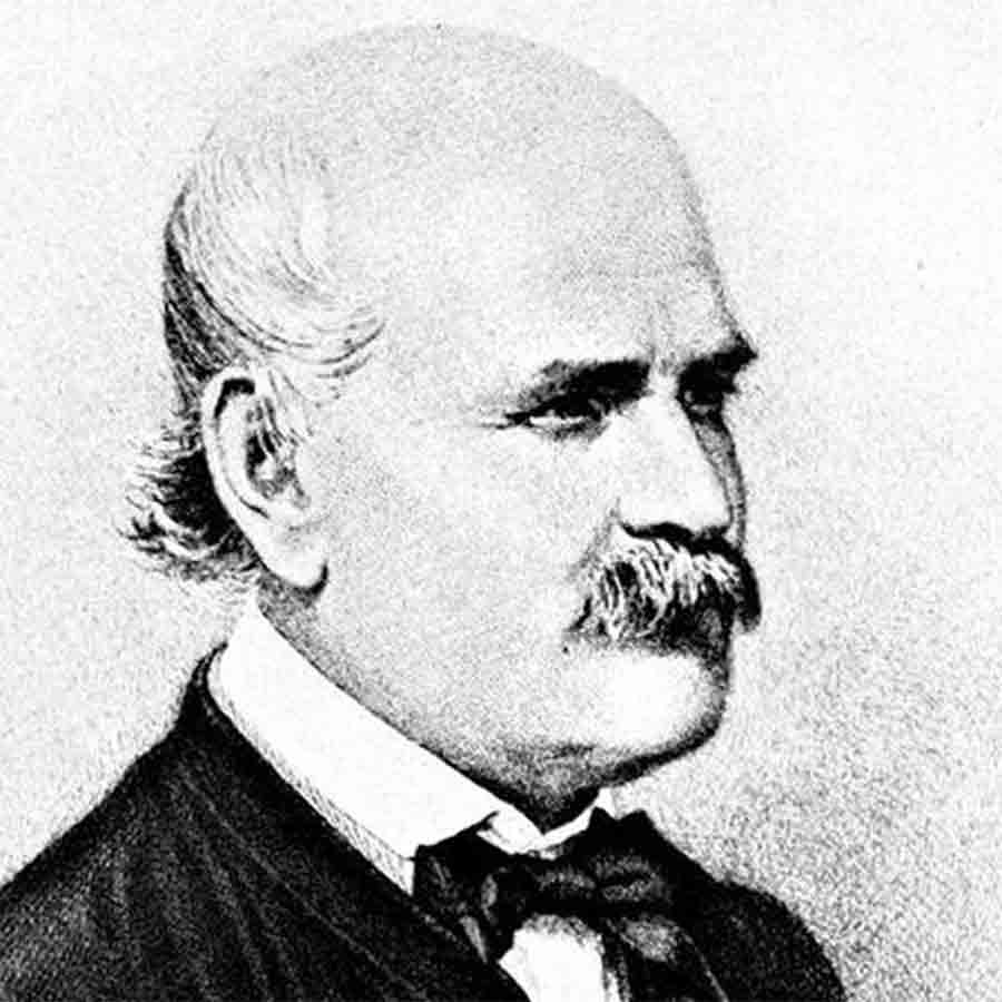 Tribute to Ignaz Semmelweis a Hungarian physician who palyed a significant role in reducing the number of pregnant women death in 1840's