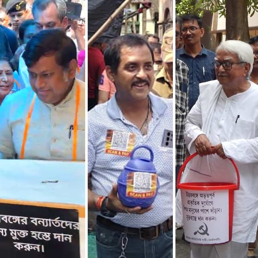 BJP is keeping to the Left while collecting money towards Relief works in North Bengal, Left parties lag behind in their own domain dgtl