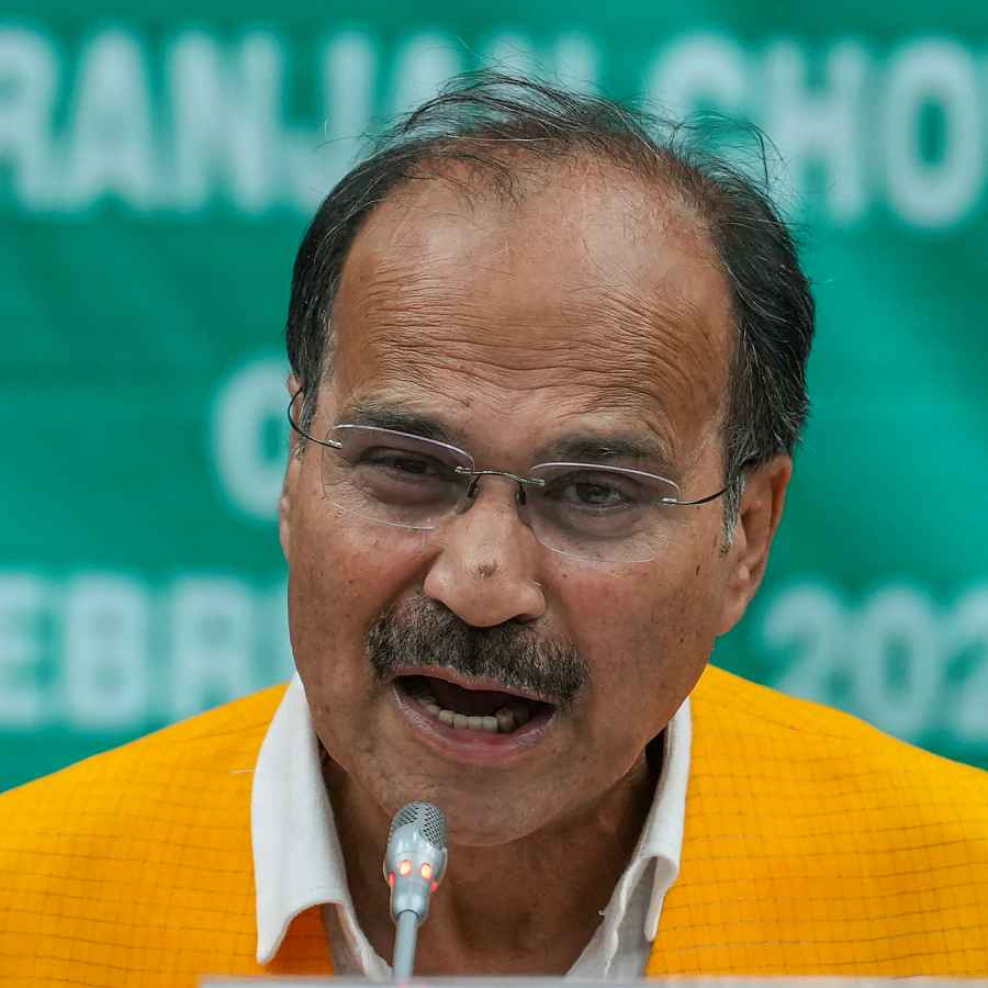 প্রদেশ কংগ্রেসের প্রাক্তন সভাপতি অধীরঞ্জন চৌধুরী।