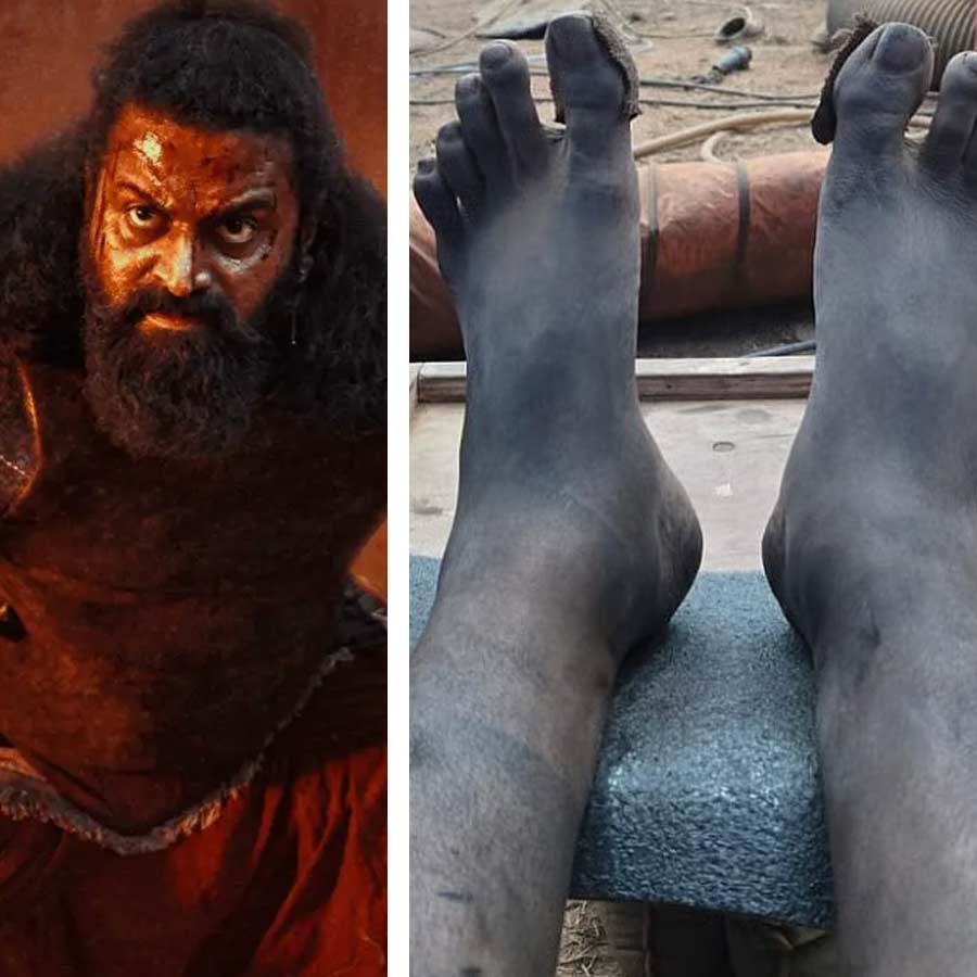 Rishav Shetty revealed during the climax scene he felt divine energy