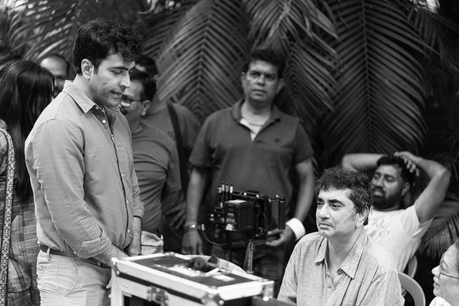 আবীর চট্টোপাধ্যায়, অনীক দত্ত সেটে মুখোমুখি।