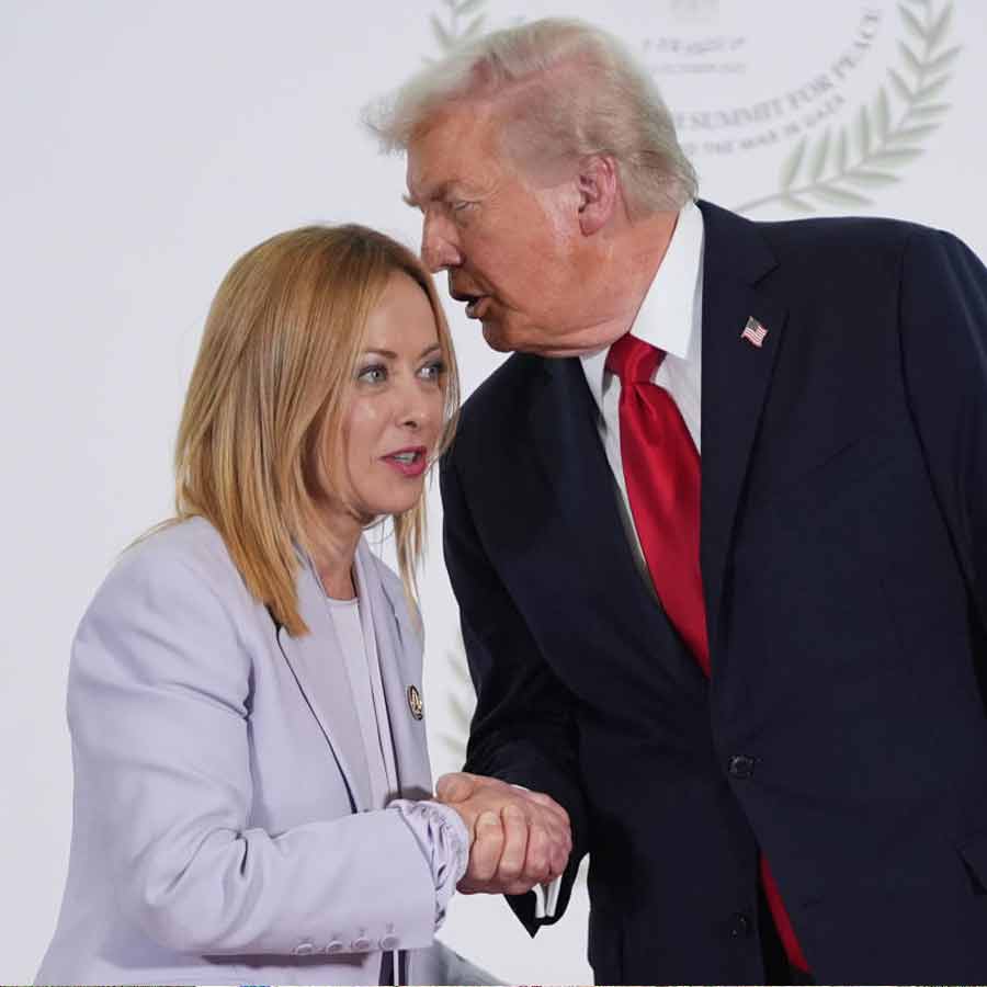 You don't mind being called beautiful, right? Donald Trump praised Italian Prime Minister Giorgia Meloni in Egypt dgtl