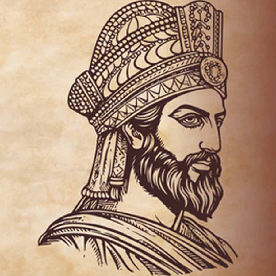 Who was Cyrus the Great depicted to US President Donald Trump by Israel 